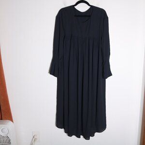 Nap Loungewear Oversized Maxi Dress Womens Small Navy Blue Mumu Relaxed